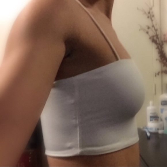 Cropped Camisole Top White - Picture 6 of 7